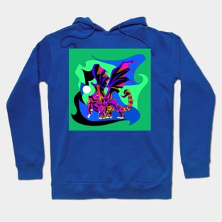 kaiju manticore ecopop monster art Hoodie